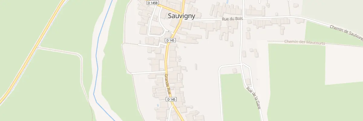 Plan du 7B Gr La Grande Rue à Sauvigny