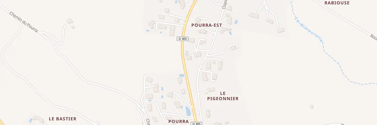 Plan du 7314 Pourra Est à La Rochegiron