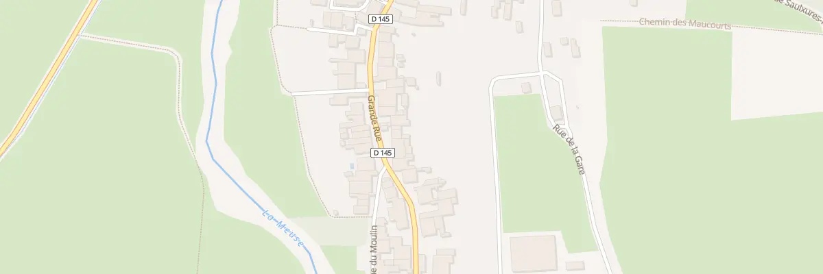 Plan du 17 Gr La Grande Rue à Sauvigny