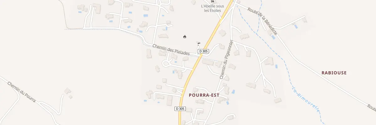 Plan du 1 Lot du Pourra à Saint-Michel-l’Observatoire