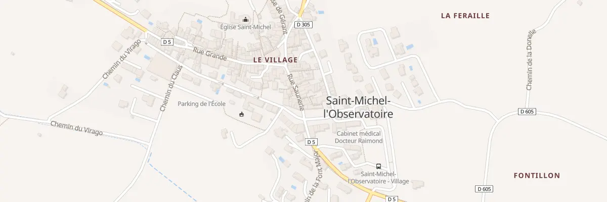 Plan du 219 Le Village à Saint-Michel-l’Observatoire