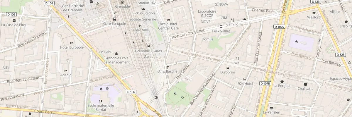 Plan du 67 Av Alsace Lorraine à Grenoble