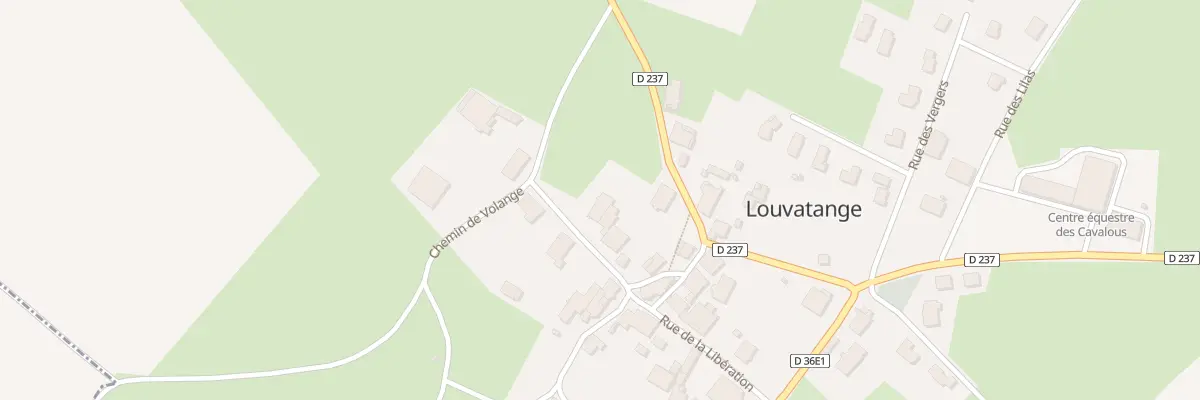 Plan du 10 Rue de la Libération à Louvatange