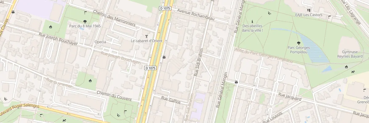 Plan du 50B Rue Sidi-Brahim à Grenoble