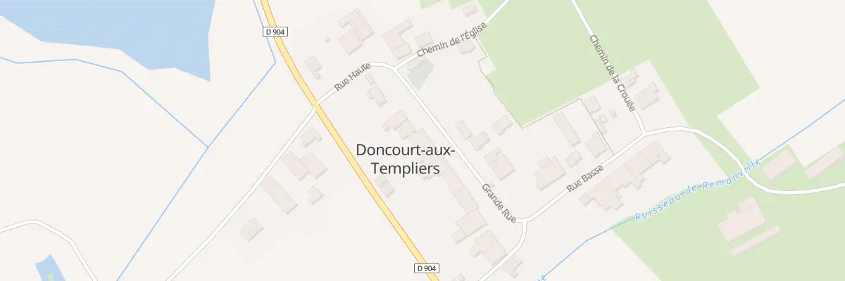 Plan du 8 Gr Grande Rue à Doncourt-aux-Templiers