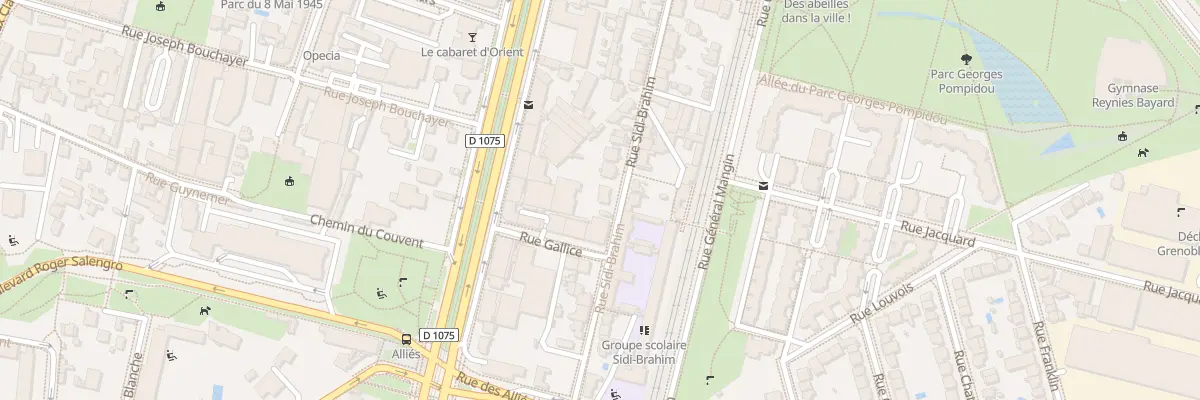 Plan du 66 Rue Sidi-Brahim à Grenoble