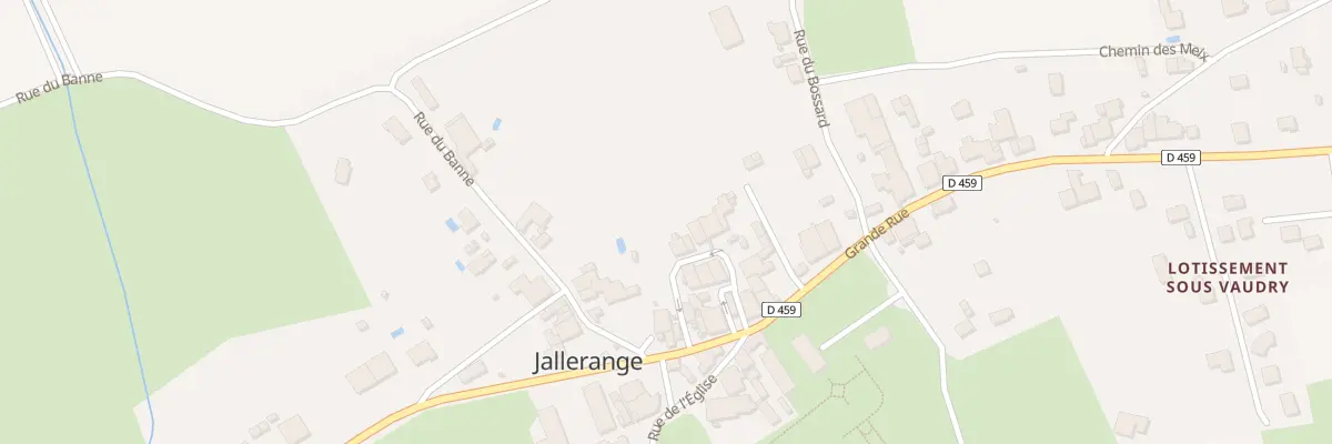 Plan du 3 Rue du Centre à Jallerange