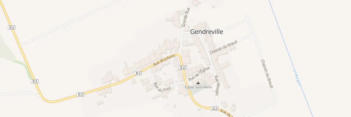 Plan du 18 Rue de Medonville à Gendreville