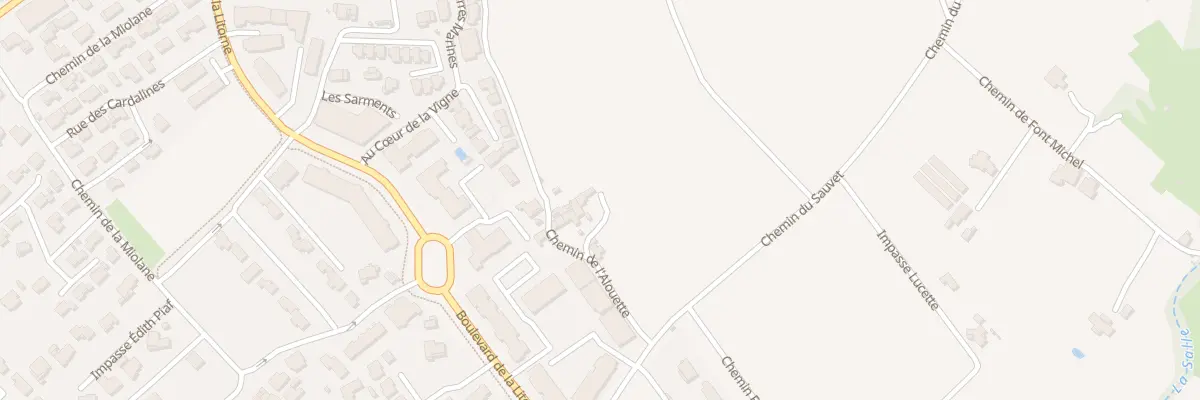 Plan du 9001 Che du Sauvet à Saint-Cyr-sur-Mer