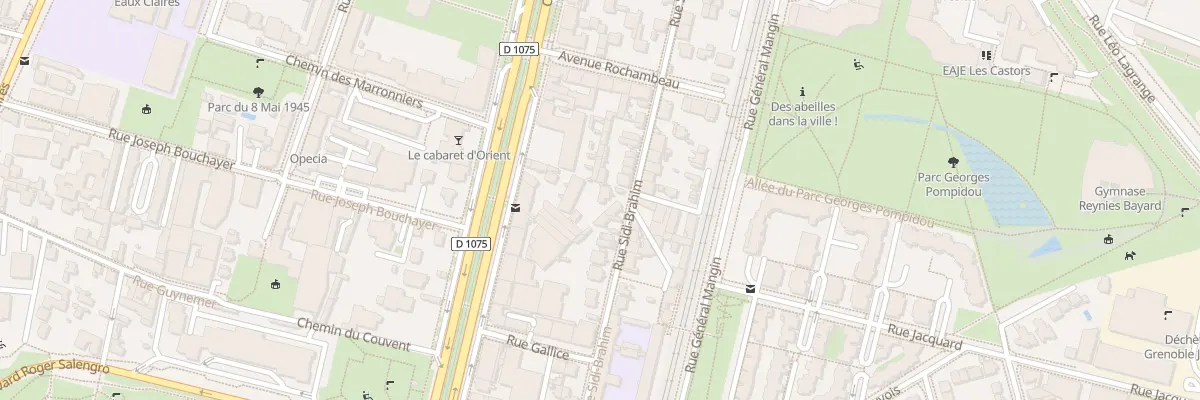 Plan du 50 Rue Sidi-Brahim à Grenoble