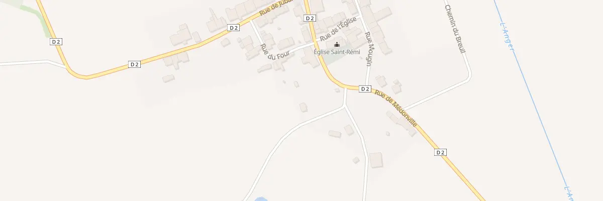 Plan du 188 Rue de Medonville à Gendreville