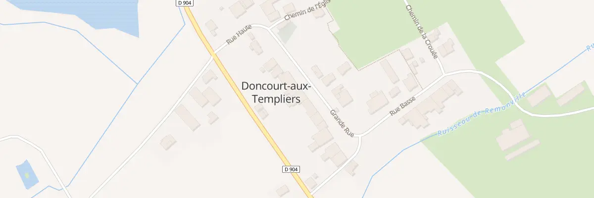 Plan du 12 Gr Grande Rue à Doncourt-aux-Templiers