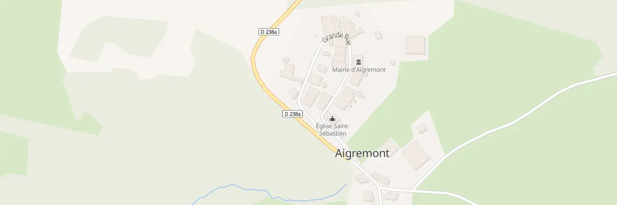Plan du 29 Rue Grande Rue à Aigremont