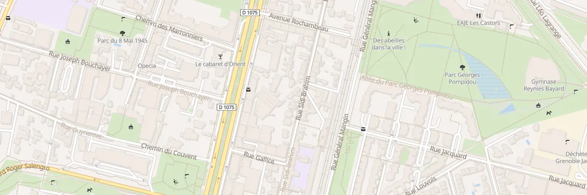 Plan du 54 Rue Sidi-Brahim à Grenoble