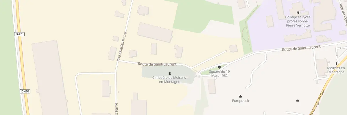 Plan du 3 Rue du 19 Mars 1962 à Moirans-en-Montagne