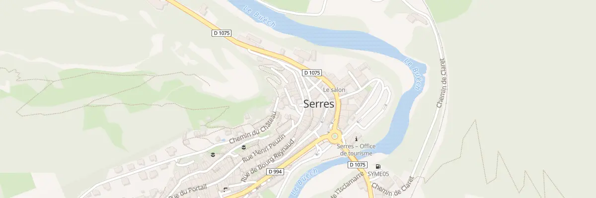 Plan du 2 Imp des Chevres à Serres
