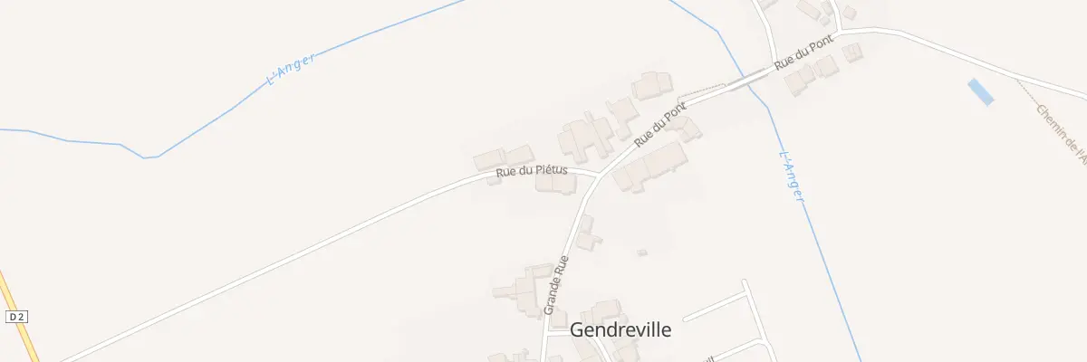 Plan du 5001 Rue Grande Rue à Gendreville