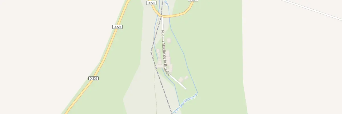 Plan du 3B Rue du Moulin de la Bruyère à Rans