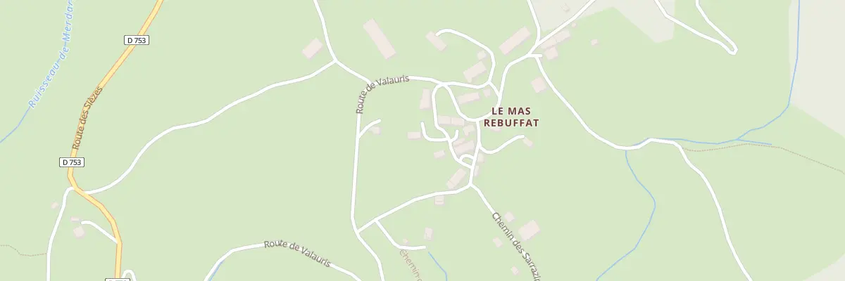 Plan du 45 Che du Fouet à Lus-la-Croix-Haute