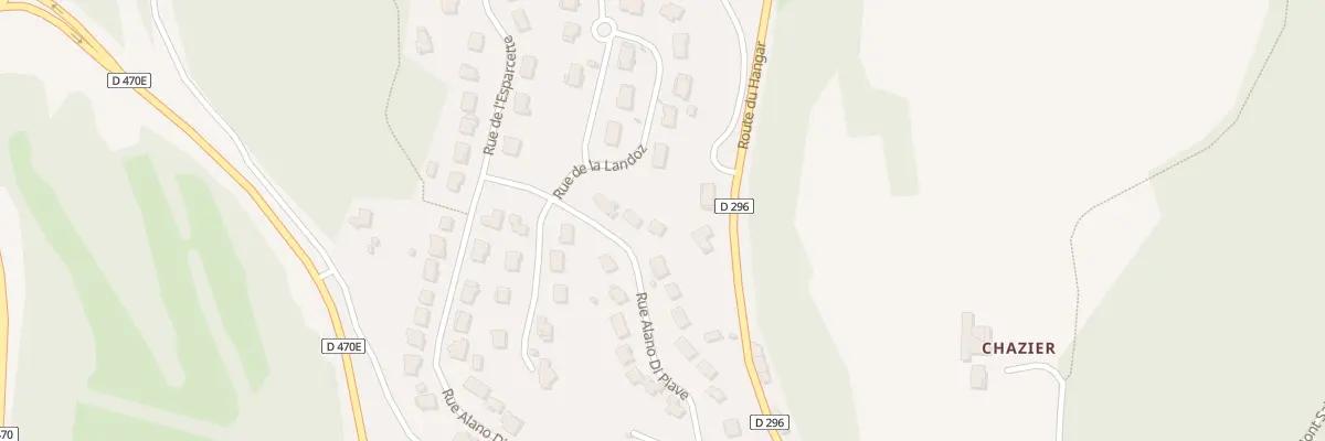 Plan du 28 Rue Alano Di Piave à Moirans-en-Montagne