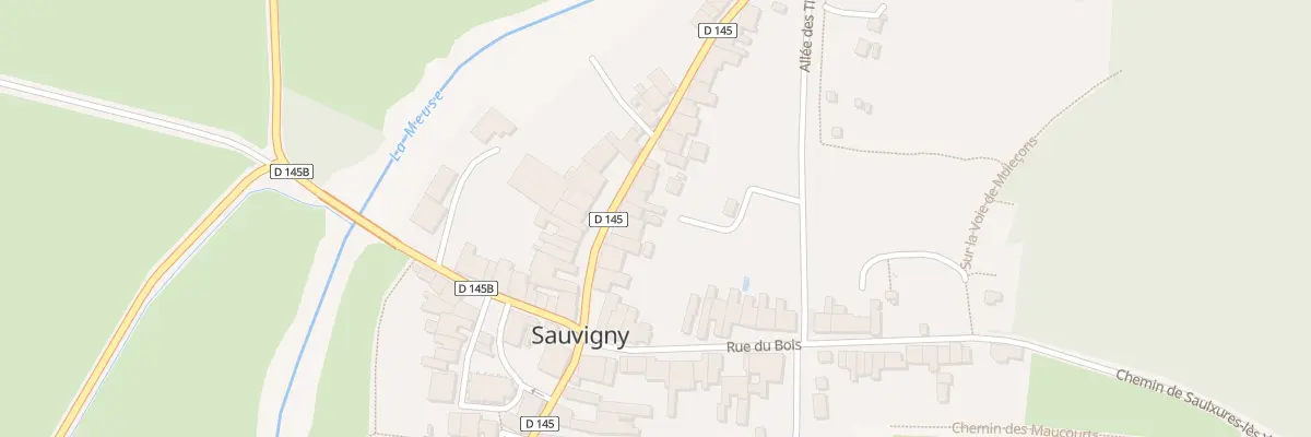 Plan du 8 Rue de Traveron à Sauvigny