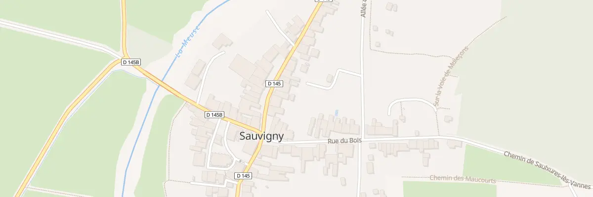 Plan du 6 Rue de Traveron à Sauvigny