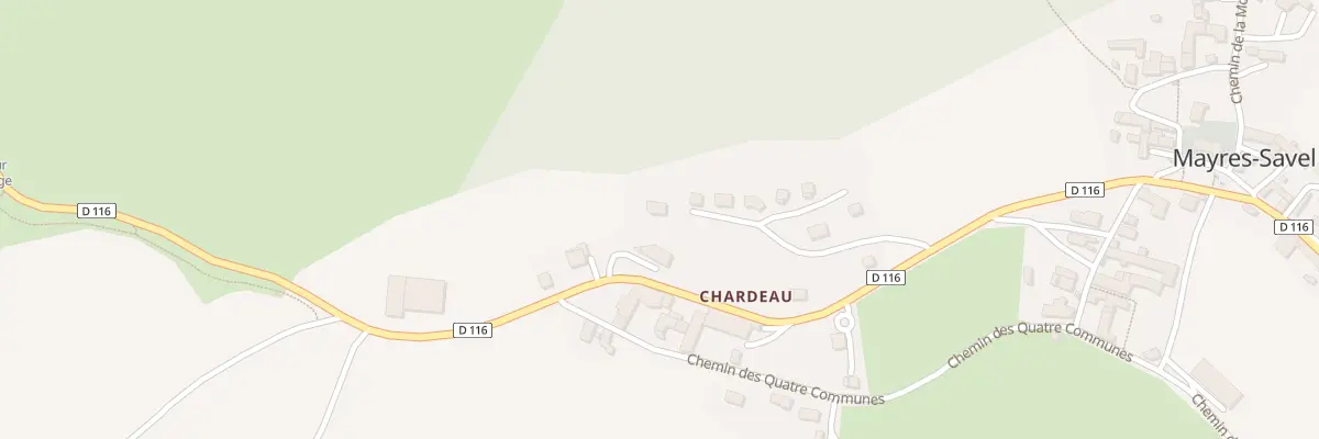 Plan du 65 Chem du Mont Aiguille à Mayres-Savel