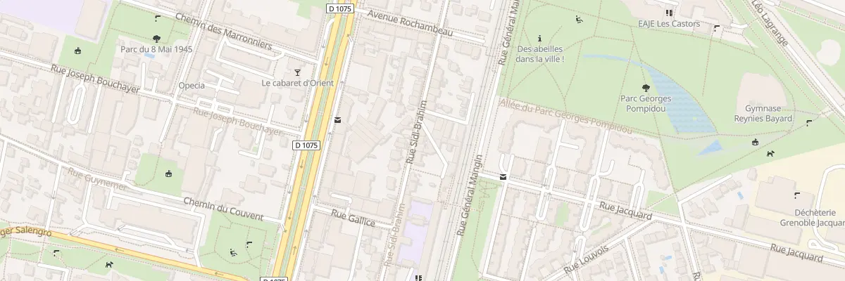 Plan du 35 Rue Sidi-Brahim à Grenoble