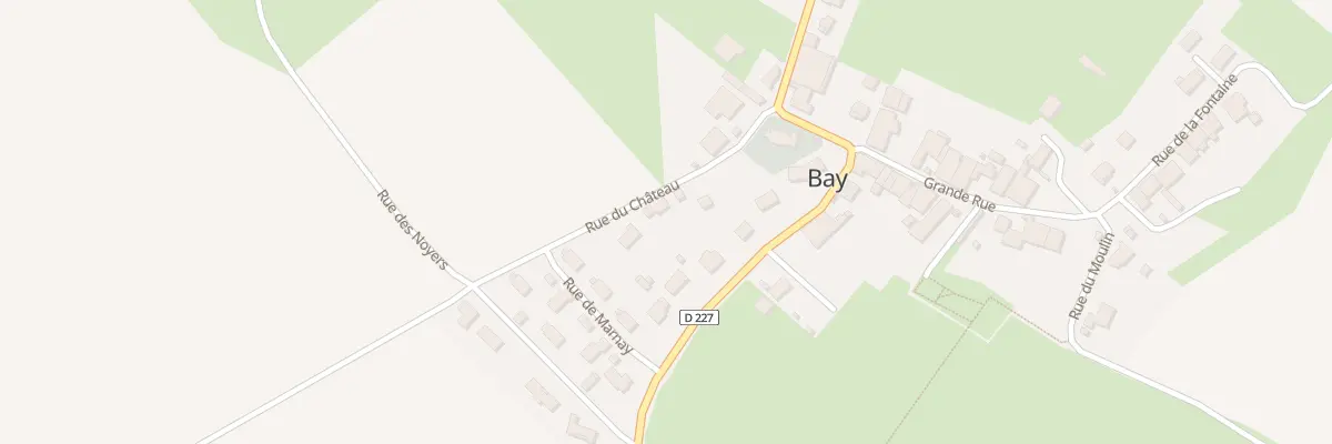 Plan du 9 Rue du Chateau à Bay