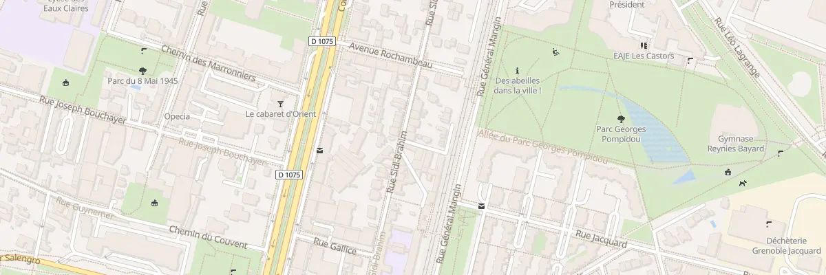 Plan du 31 Rue Sidi-Brahim à Grenoble