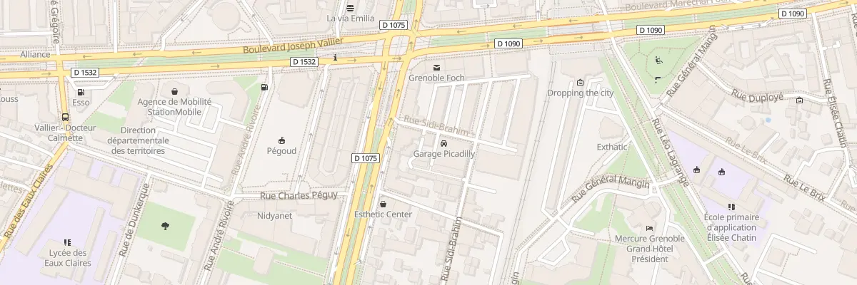 Plan du 4 Rue Sidi-Brahim à Grenoble