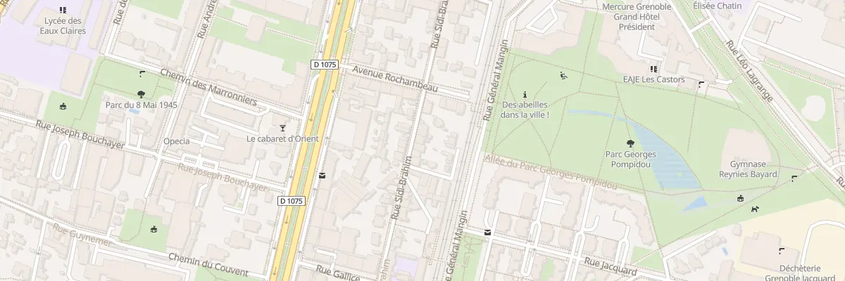 Plan du 25B Rue Sidi-Brahim à Grenoble