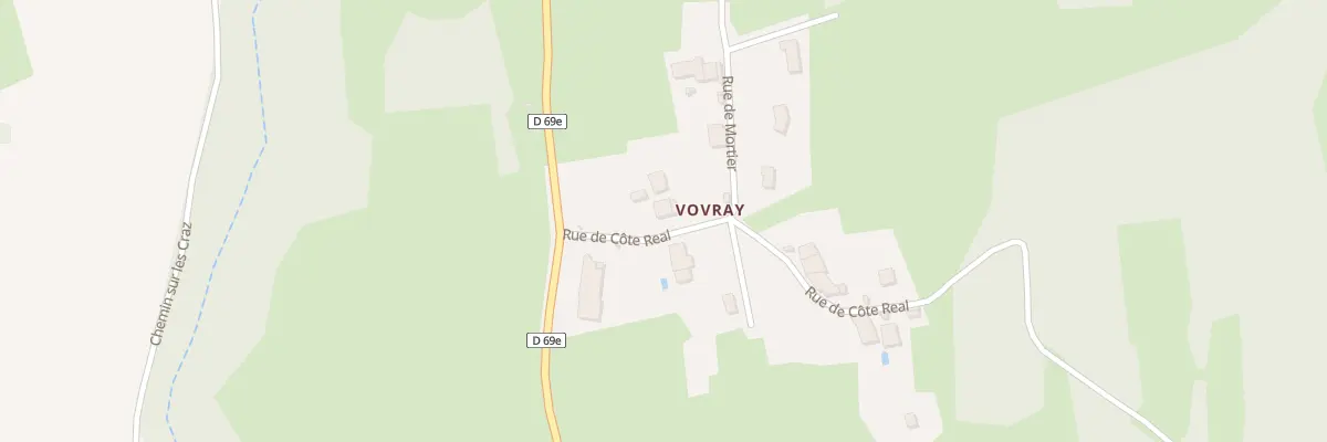 Plan du 87 Rue de Côte Real à Arvière-en-Valromey