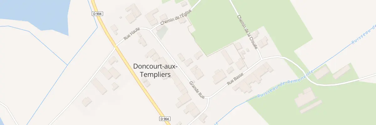 Plan du 7 Grande Rue à Doncourt-aux-Templiers