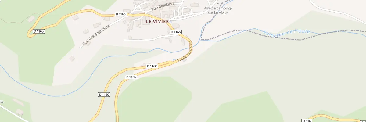 Plan du 452 Rte du Vivier à La Motte-Saint-Martin