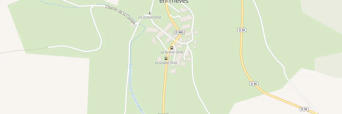 Plan du 5092 Grand Oriol à Cornillon-en-Trièves