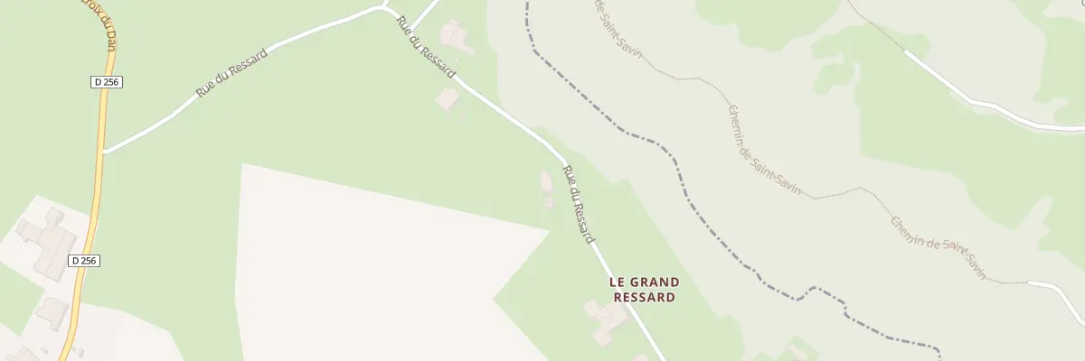 Plan du 540 Rue du Ressard à Barretaine