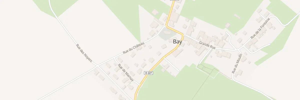 Plan du 7 Rue du Chateau à Bay