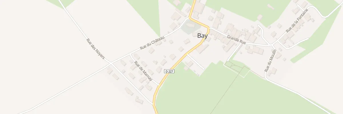 Plan du 6 Rue de Marnay à Bay