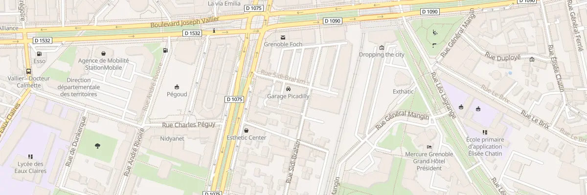 Plan du 8 Rue Sidi-Brahim à Grenoble