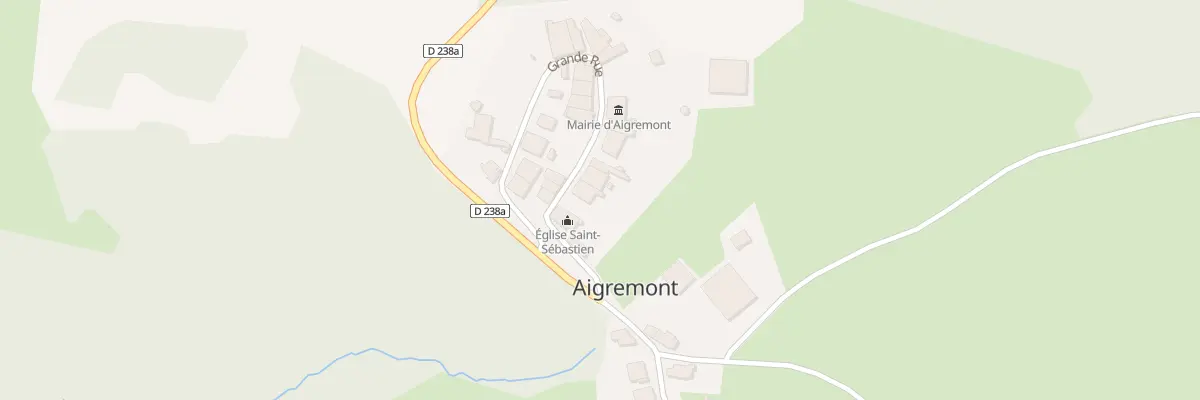 Plan du 8 Rue Grande Rue à Aigremont