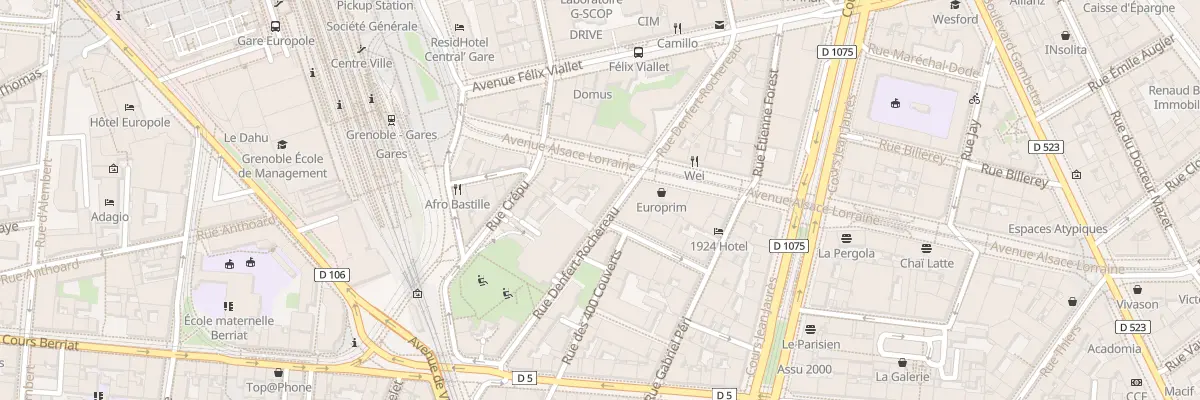 Plan du 49 Av Alsace Lorraine à Grenoble