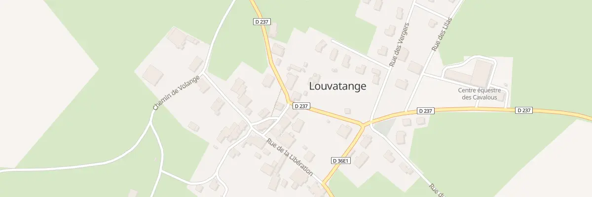 Plan du 2 Rue des Vignes à Louvatange