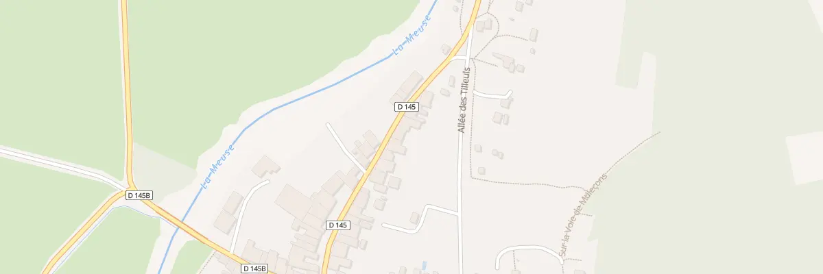 Plan du 20 Rue de Traveron à Sauvigny