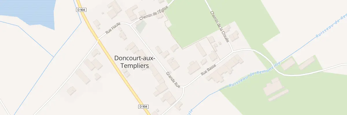 Plan du 9 Gr Grande Rue à Doncourt-aux-Templiers
