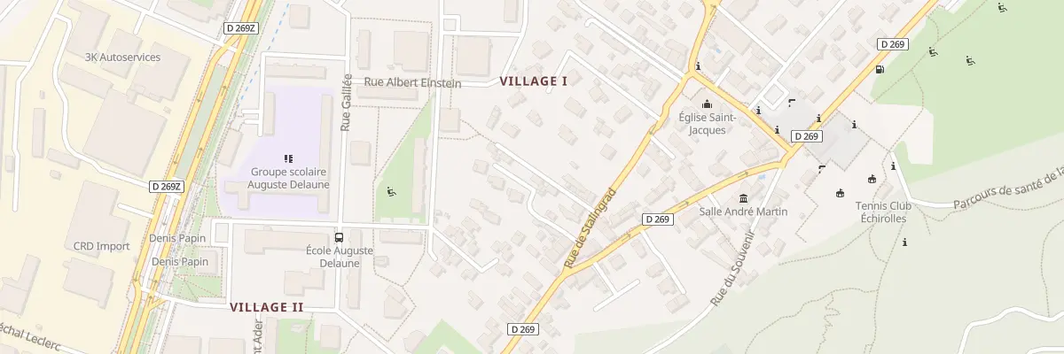 Plan du 39C Rue de Stalingrad à Échirolles