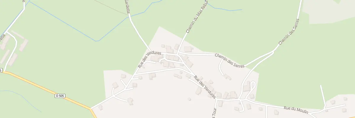 Plan du 330 Rue des Verdures à Lus-la-Croix-Haute