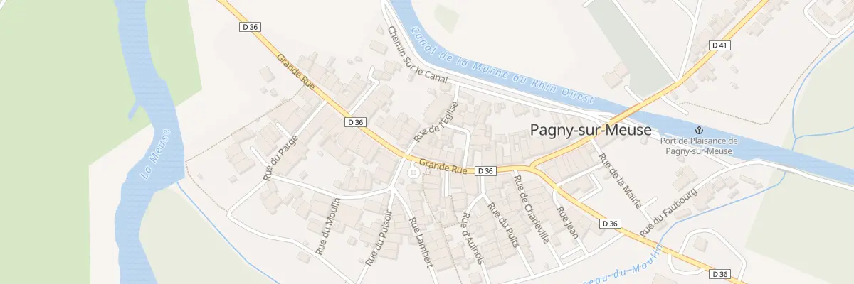Plan du 2 Rue de l’Eglise à Pagny-sur-Meuse