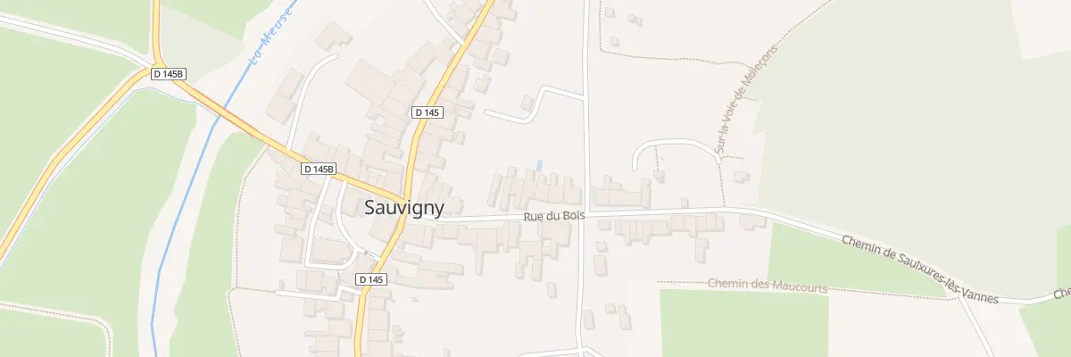 Plan du 9 Rue du Bois à Sauvigny