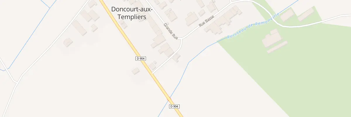 Plan du 24 Gr Grande Rue à Doncourt-aux-Templiers